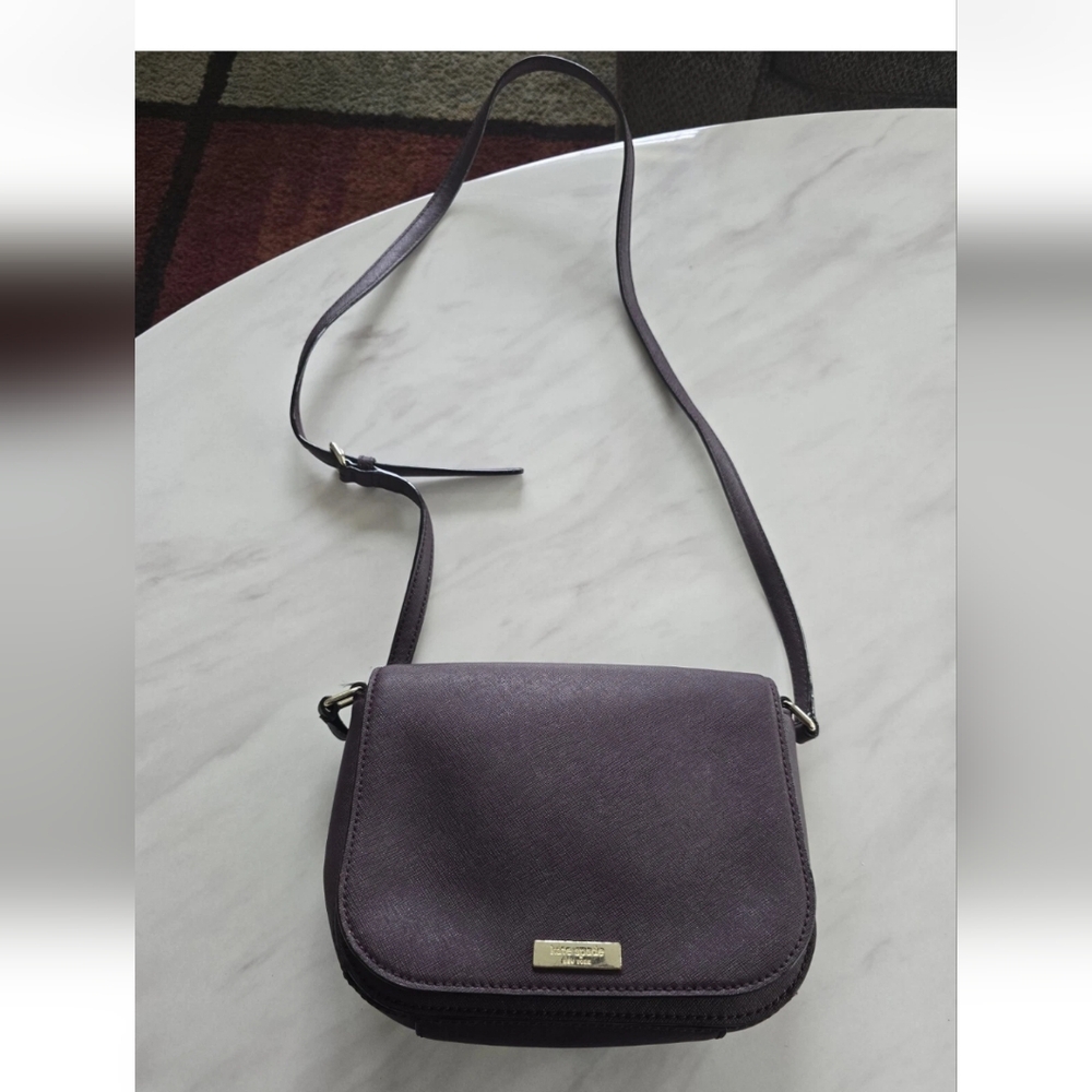 Kate Spade Leather Crossbody Handbag Women Newbury Lane Carsen Excellent - Picture 4 of 12